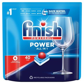Finish Power Fresh Tabletki do mycia naczyń w zmywarce 640 g (40 sztuk)