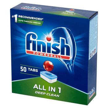 Finish All in 1 Tabletki do mycia naczyń w zmywarce 800 g (50 sztuk)