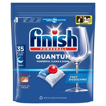 Finish Quantum Fresh Kapsułki do mycia naczyń w zmywarce 364 g (35 sztuk)