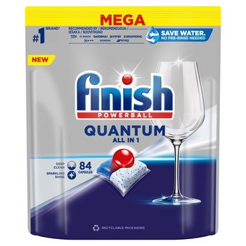 Finish Quantum Fresh Kapsułki do mycia naczyń w zmywarce 873,6 g (84 sztuki)