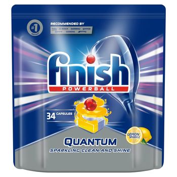 Finish Quantum Lemon Kapsułki do mycia naczyń w zmywarce 527 g (34 sztuki)