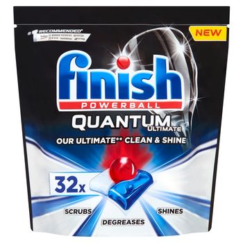 Finish Quantum Ultimate Regular Tabletki do mycia naczyń w zmywarce 400 g (32 sztuki)