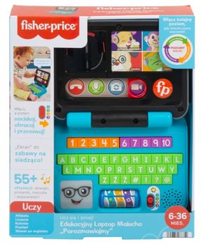 Fisher-Price „Ucz się i śmiej!” Edukacyjny Laptop Malucha HHX33