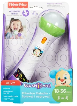 Fisher-Price „Ucz się i śmiej!” Mikrofon Malucha FBP38