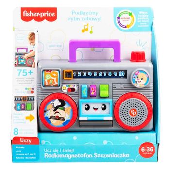 Fisher-Price® „Ucz się i śmiej!“ Radiomagnetofon Szczeniaczka Edukacyjna zabawka dla dzieci