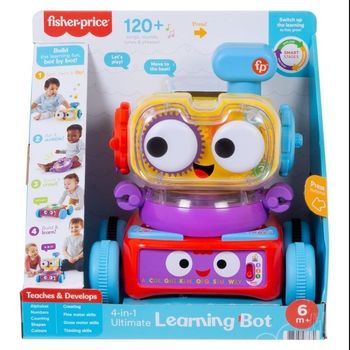 Fisher Price Uczący Przyjaciel Robot 4w1 zabawka edukacyjna HCK41