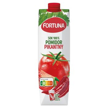 Fortuna Sok 100 % pomidor pikantny 1 l