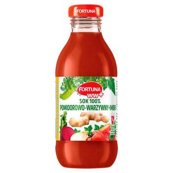 Fortuna WW+ Sok 100% pomidorowo-warzywny + imbir 300 ml