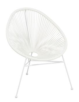 Fotel ogrodowy T-Rattan krzesło biały