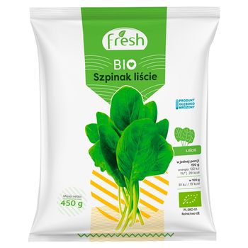 Fresh Bio Szpinak liście 450 g