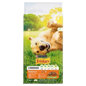 Friskies Balance Karma dla psów z mieszanką kurczaka i wołowiny z warzywami 10 kg