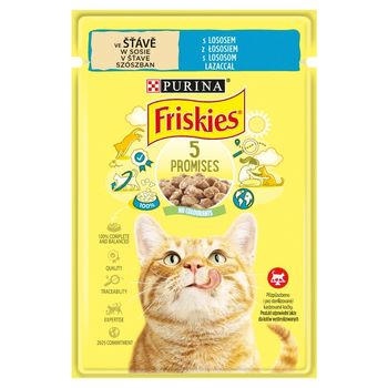 Friskies Karma dla kotów w sosie z łososiem 85 g