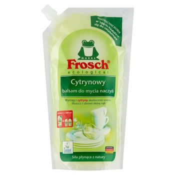 Frosch ecological Cytrynowy balsam do mycia naczyń zapas 1000 ml