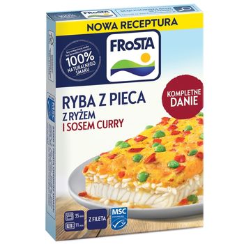 FRoSTA Ryba z pieca z ryżem i sosem curry 375 g