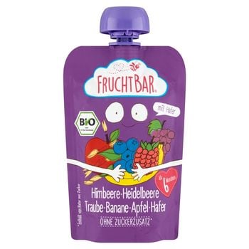 FRUCHTBAR Ekologiczny mus owocowy ze zbożem powyżej 6 miesiąca 100 g