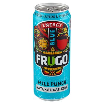FRUGO Wild Punch Blue Energy Gazowany napój energetyzujący 330 ml