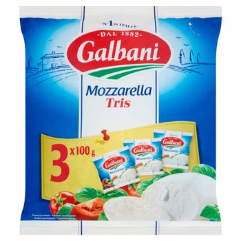 Galbani Ser Mozzarella 300 g (3 x 100 g)