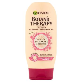 Garnier Botanic Therapy Odżywka do włosów osłabionych i łamliwych Olejek rycynowy i migdał 200 ml
