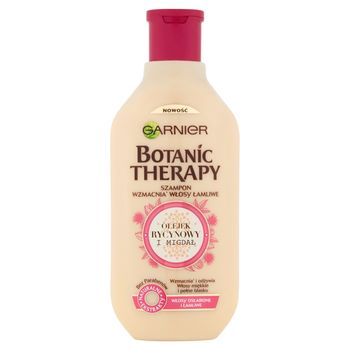 Garnier Botanic Therapy Szampon do włosów osłabionych i łamliwych Olejek rycynowy i migdał 400 ml