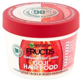 Garnier Fructis Goji Hair Food Maska do włosów koloryzowanych 390 ml