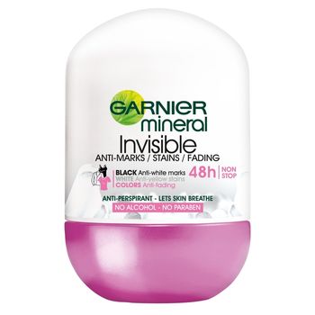 Garnier Mineral Invisible Antyperspirant w kulce bez alkoholu 50 ml
