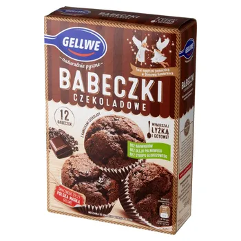 Gellwe Babeczki czekoladowe mieszanka do wypieku 300 g