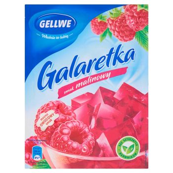 Gellwe Galaretka smak malinowy 75 g