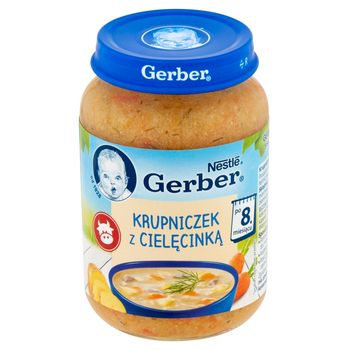 Gerber Krupniczek z cielęcinką po 8 miesiącu 190 g