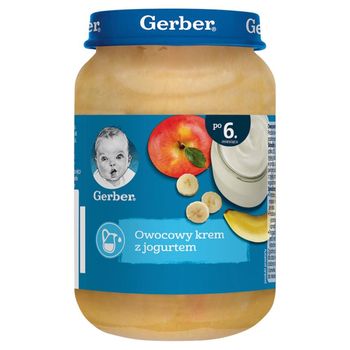 Gerber Owocowy krem z jogurtem po 6. miesiącu 190 g