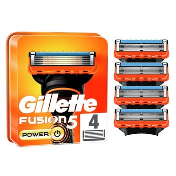 Gillette Fusion5 Power Ostrza wymienne do elektrycznej maszynki do golenia, 4 sztuk