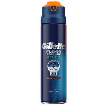 Gillette Fusion5 ProGlide Sensitive Active Sport Żel do golenia 170 ml