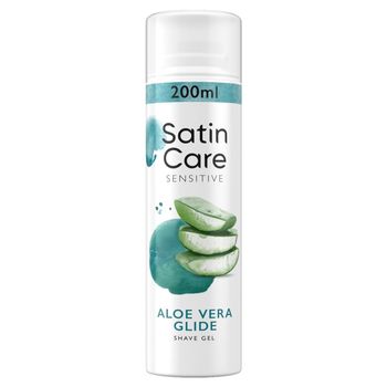 Gillette Satin Care Sensitive Aloe Vera Glide Żel do golenia 200 ml