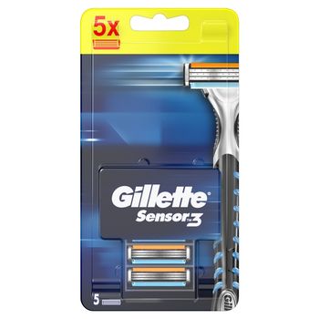 Gillette Sensor3 Ostrza wymienne do maszynki do golenia, 5 sztuki