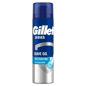 Gillette Series Nawilżający żel do golenia z masłem kakaowym, 200 ml