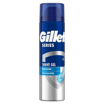 Gillette Series Nawilżający żel do golenia z masłem kakaowym, 200 ml