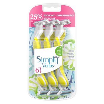 Gillette Venus 3 Colors Maszynki jednorazowe, liczba sztuk w opakowaniu: 6