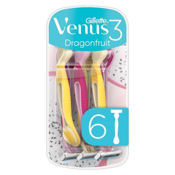 Gillette Venus 3 Dragonfruit Maszynki jednorazowe, liczba sztuk w opakowaniu: 6