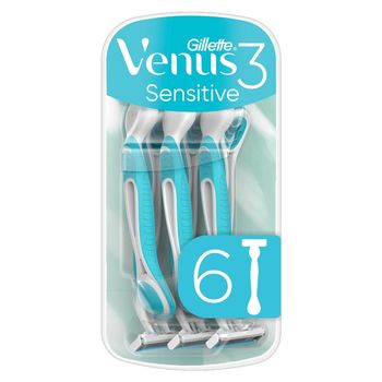 Gillette Venus 3 Sensitive Maszynki jednorazowe, liczba sztuk w opakowaniu: 6