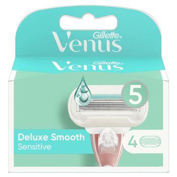 Gillette Venus Deluxe Smooth Sensitive Ostrza do maszynki x4