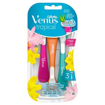 Gillette Venus Tropical Maszynki jednorazowe, liczba sztuk w opakowaniu: 3