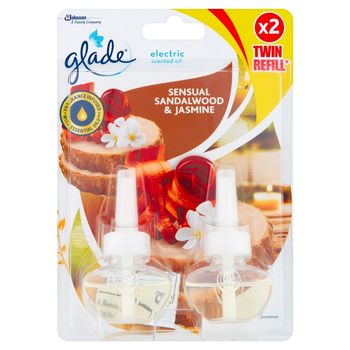 Glade Sensual Sandalwood & Jasmine Zapas do elektrycznego odświeżacza powietrza 40 ml (2 x 20 ml)