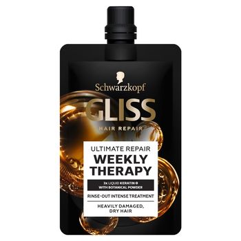 Gliss Ultimate Repair Weekly Therapy Kuracja do włosów mocno zniszczonych i suchych 50 ml