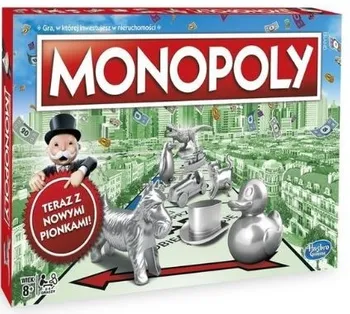 Gra rodzinna HASBRO Monopoly Standard z figurką kota 00009