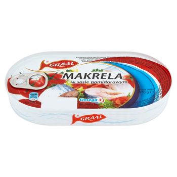 GRAAL Makrela w sosie pomidorowym 170 g