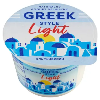 Greek Style Light Naturalny jogurt delikatny 180 g