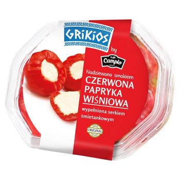 Grikios Antipasti Czerwona papryka wiśniowa z serem 250 g