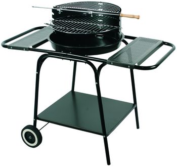 Grill Węglowy Ruchomy MASTER GRILL&PARTY Okrągły