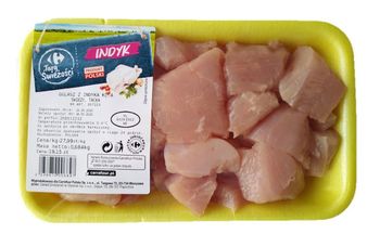 Gulasz z piersi indyka tacka