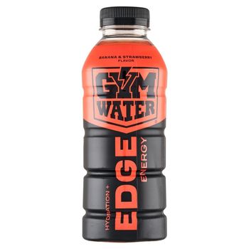 Gym Water Edge Energy Napój niegazowany o smaku bananowo-truskawkowym 500 ml