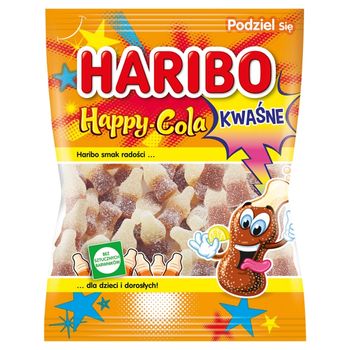 HARIBO Happy-Cola Żelki o smaku coli kwaśne 175 g